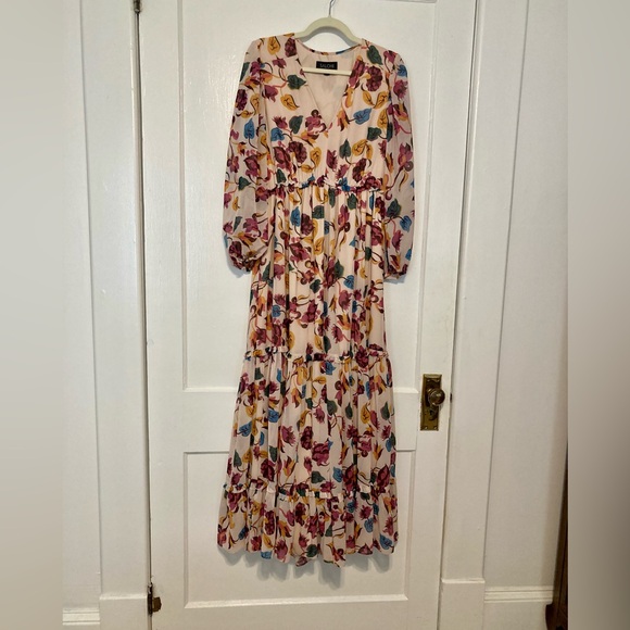 SALONI NINA MAXI DRESS SIZE US 8 - Picture 1 of 7